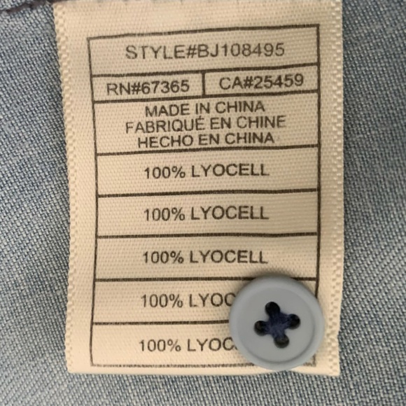 BB Dakota Light Denim Shirt Dress - Picture 6 of 7